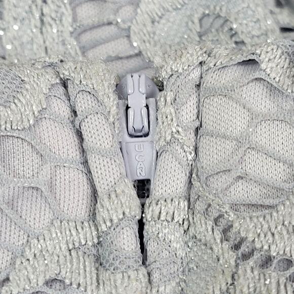 B. Darlin Gray Lace Fairy Dress Junior Size 11/12 - Picture 5 of 6